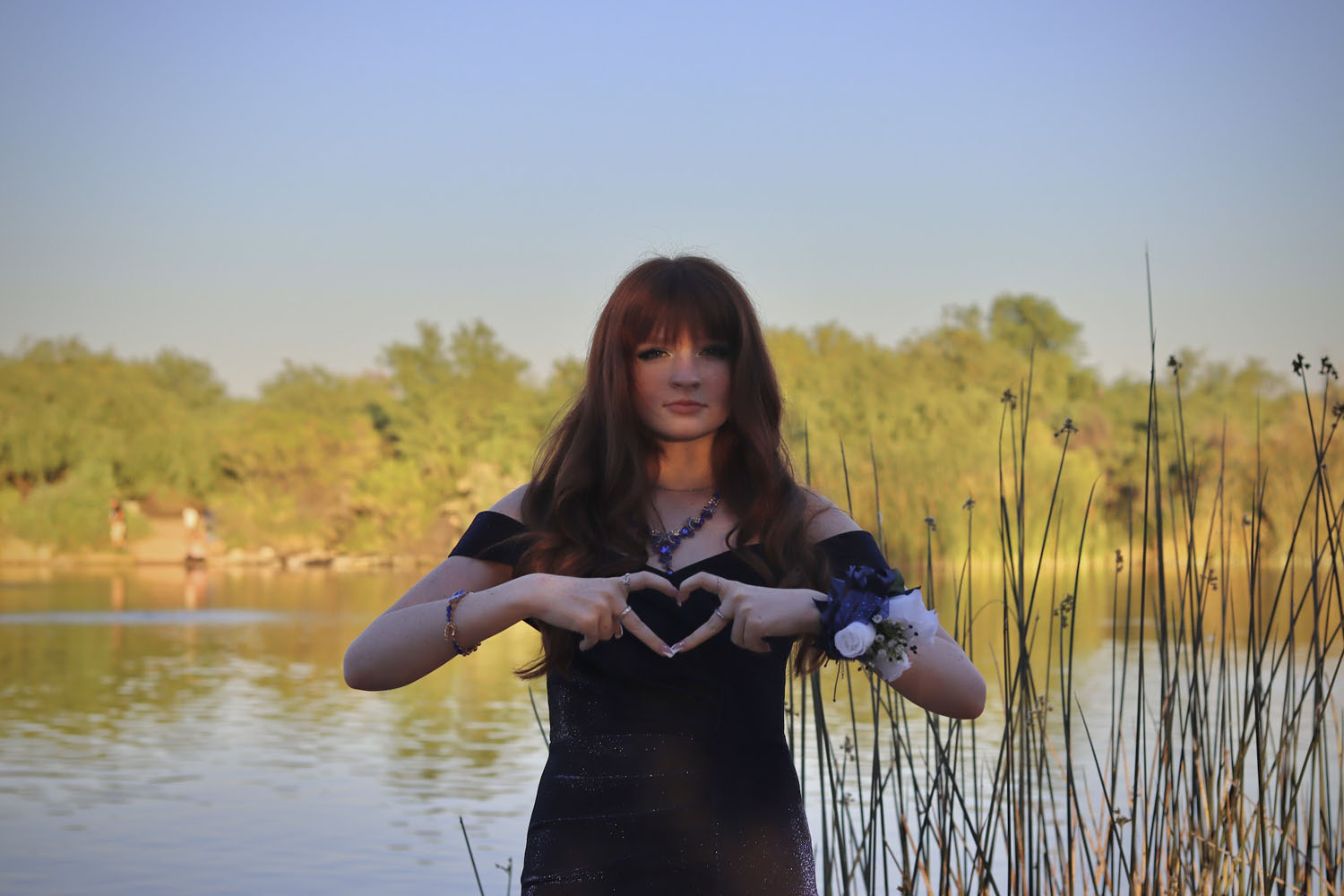 Girl by the lake Girl by the lake